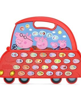 Peppa Pig Red Learning Car Alphabet Toy